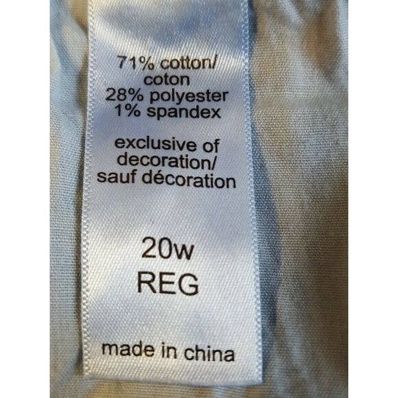 Maurices Jeans 20W Reg Boot Cut Dark Wash Stretch Denim - Picture 13 of 14